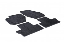 Rubbermatten passend voor Volvo S60/V60 2010- (T-Design 4-delig + montageclips)