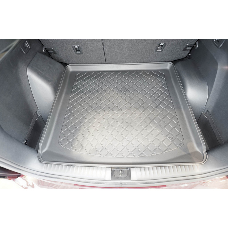 Auto Kofferbakbeschermer voor Ford Kuga MK3 2020-2025, Waterdichte Leren Kofferbakmat, Antislip Anti-krasmat, Auto-accessoires,Black