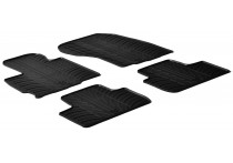 Rubbermatten passend voor Mitsubishi ASX 2009- / Citroën C4 ASX 2009- (T-Design 4-delig)