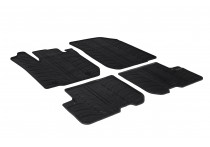 Rubbermatten passend voor Dacia Sandero 2012- (T-Design 4-delig)