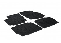 Rubbermatten passend voor Ford Mondeo 5 deurs 2011-2014 (T-Design 4-delig + montageclips)