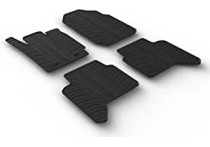 Rubbermatten passend voor Ford Ranger Double Cab 5/2013- (4-delig)