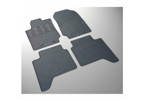 Rubbermatten passend voor voor Ford Ranger 2012- (4-delig + montagesysteem)