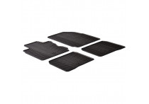 Rubbermatten passend voor Mazda 3 2013- (T-Design 4-delig + montageclips)