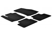 Rubbermatten passend voor Opel Meriva B 2010- (T-Design 4-delig+montageclips)