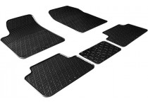 Rubbermatten passend voor Citroen Berlingo / Peugeot Partner 02-08 (G-Design 5-delig + montageclips)