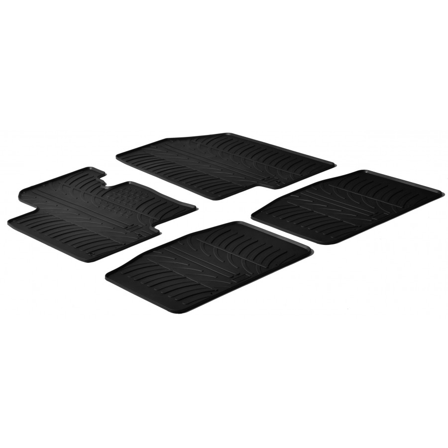 Rubbermatten passend voor Kia Optima 2012- (T-Design 4-delig +