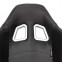 Sportstoel 'Type Z' - Zwart Carbon-Look - Dubbelzijdig verstelbare rugleuning - incl. sled, voorbeeld 8