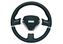 Simoni Racing Sportstuur Montecarlo 320mm - Zwart Leder