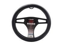 Simoni Racing Stuurwielhoes Easy Black - 37-39cm - Zwart Eco-Leder