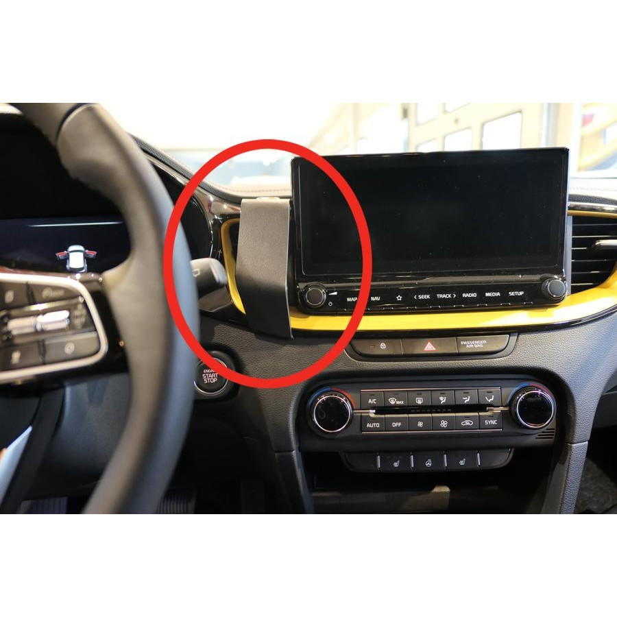 YEE PIN Vetro Temperato 9H Per Navigatore Kia Ceed / Proceed / XCeed 2022-2023 – 10.25 Pollici, Anti-riflesso E Antigraffio
