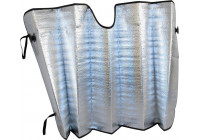 Sunshade aluminium voorruit 60 x 130 cm.