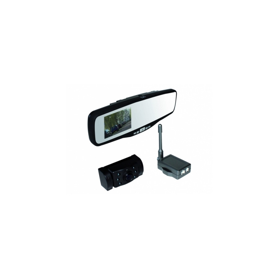 Écran de miroir de caméra de recul sans fil Pro-User 2,4 pouces