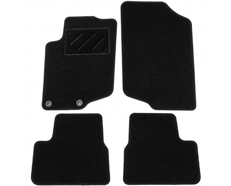 Tapis de voiture pour Peugeot 207, 207CC 2006-2012 4 pièces Tapis de voiture pour Peugeot 207, 207CC 2006-2012 4 pièces