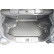 Bagagerumsmatta lämplig för Honda e 2020+, miniatyr 4