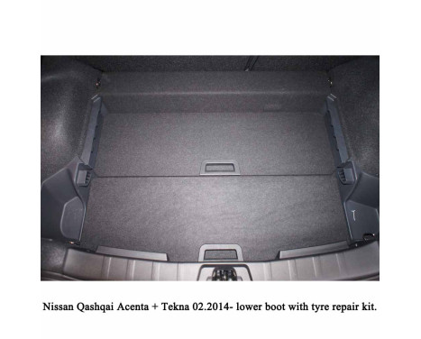 Bagagerumsmatta lämplig för Nissan Qashqai II J11 (Visia, Acenta & Tekna) SUV/5 02.2014-05.2021, bild 3