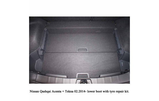 Bagagerumsmatta lämplig för Nissan Qashqai II J11 (Visia, Acenta & Tekna) SUV/5 02.2014-05.2021, bild 3