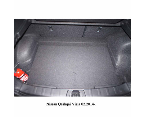 Bagagerumsmatta lämplig för Nissan Qashqai II J11 (Visia, Acenta & Tekna) SUV/5 02.2014-05.2021, bild 4