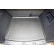 Bagagerumsmatta lämplig för Volkswagen Caddy V (Caddy, Life, Style, Move, Kombi) C/5 11.2020- / Ford T, miniatyr 4