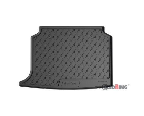 Rubbasol (gummi) Trunkmatta lämplig för MG 4 (EV) Standard & Comfort 2022- (med nät på höger sida, bild 2