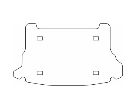 Velour bagagerumsmatta lämplig för Hyundai Tucson 2004-2010, bild 9