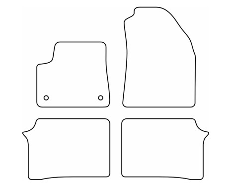 AutoStyle Car Mats Velours lämplig för Opel Frontera EV 2024-, bild 6