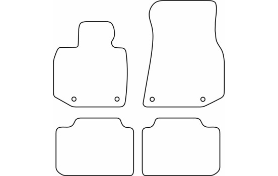 AutoStyle velour bilmattor lämpliga för BMW X3 (G45) 2024-, bild 6