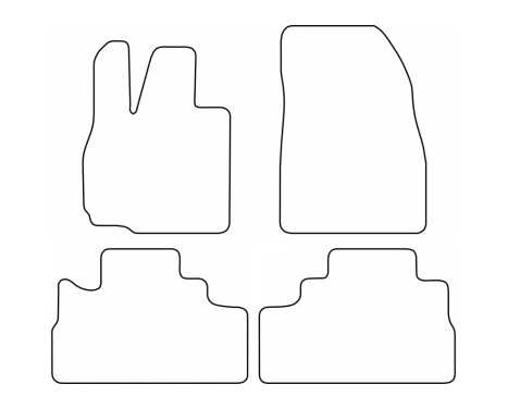 AutoStyle Velours bilmattor lämpliga för Omoda 9 PHEV 2025, bild 6