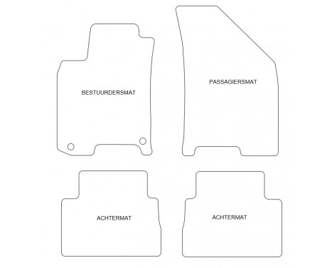 Bilmatta 2003-2010 Chevrolet Lacetti 4 st., bild 2