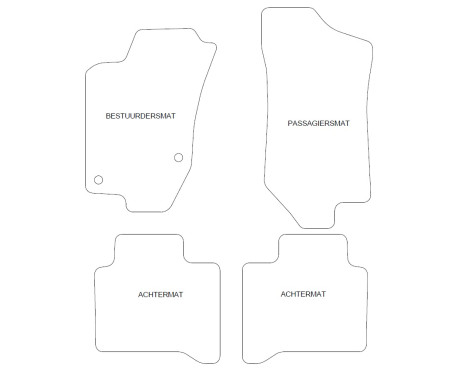 Bilmatta Alfa Romeo 145/146 4-st, bild 2
