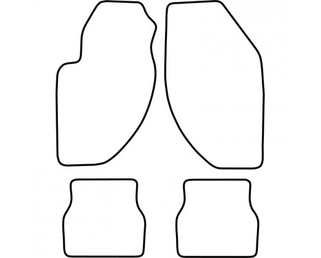 Bilmatta Alfa Romeo 166 1998-2000, bild 2
