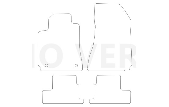 Bilmatta Alfa Romeo Brera 2006- 4-st, bild 2