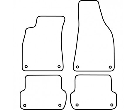 Bilmatta Audi A4 2004-2008, bild 2