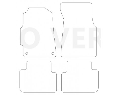 Bilmatta Honda Integra 1997-2001 4 st., bild 2
