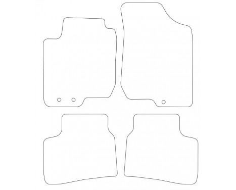 Bilmatta Kia Pro Cee'd 2011- 4 st., bild 2