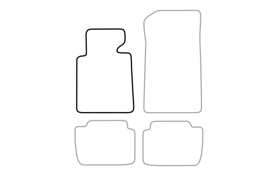 Bilmatta kvar till BMW 3-serie E46 1998-2004 1-delad, bild 3