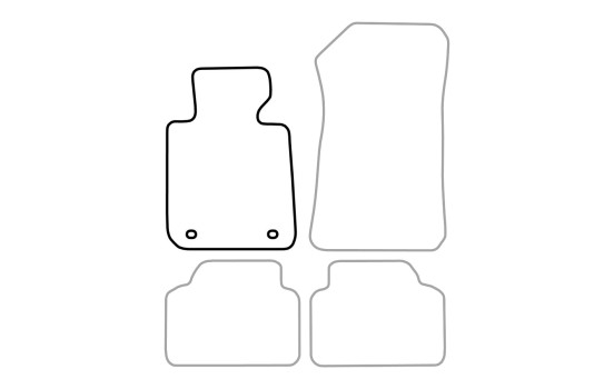 Bilmatta kvar till BMW 3-serie E90 / 91 2004-2011 1-delad, bild 3