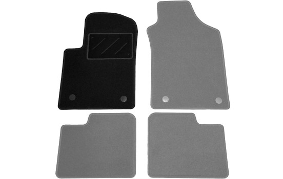 Bilmatta kvar till Fiat 500 / Cabrio 2013- 4 delar