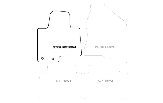 Bilmatta kvar till Hyundai iX35 2010- 1-delad, bild 3