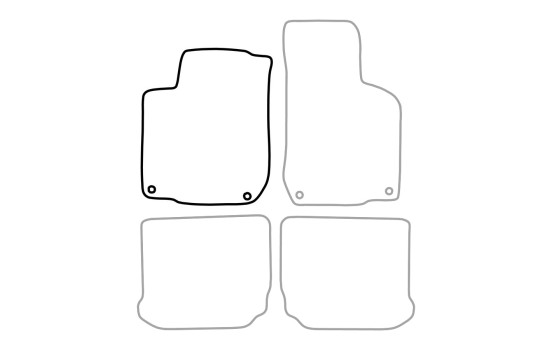 Bilmatta kvar till VW Golf IV 1997-2004 1-delad, bild 3