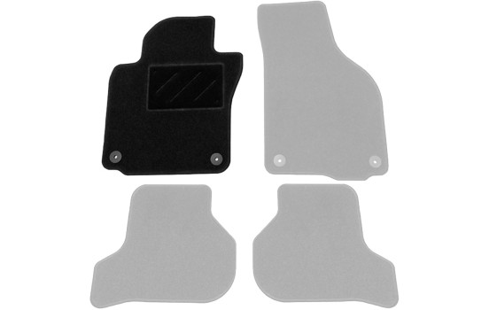 Bilmatta kvar till VW Golf VI 2008-2012, Cabriolet 2012-, 1-delad