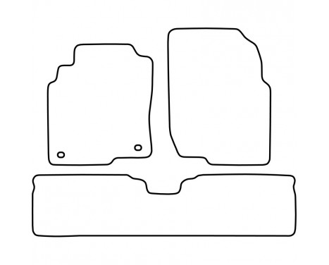 Bilmatta Nissan Almera Tino 2000-2006, bild 2