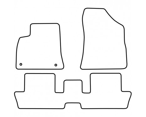 Bilmatta Peugeot 3008 från 2009, bild 2