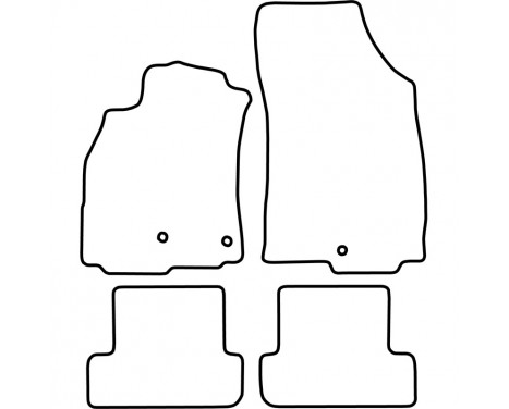 Bilmatta Renault Megane 5 dörrar & Break 2008-2015, bild 2