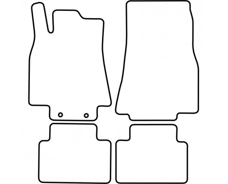 Bilmatta (sammet) Mercedes A-Klass W169 2004-2012, bild 6