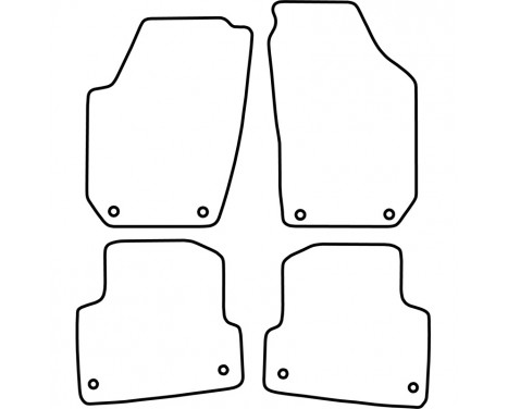 Bilmatta Skoda Fabia Combi 2008-2014, bild 2