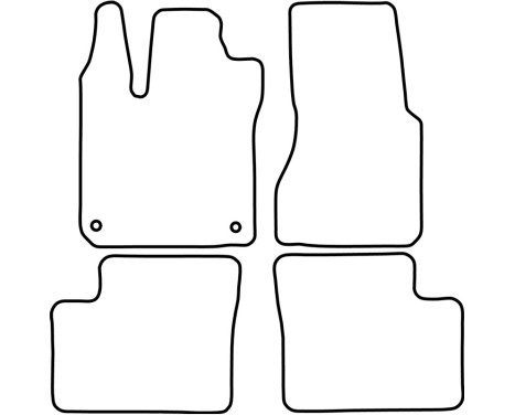 Bilmatta Smart ForTwo II 2007-, bild 3