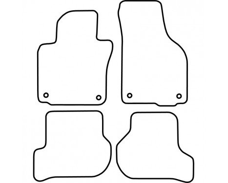 Bilmatta Volkswagen Golf V 2007-2008, bild 2