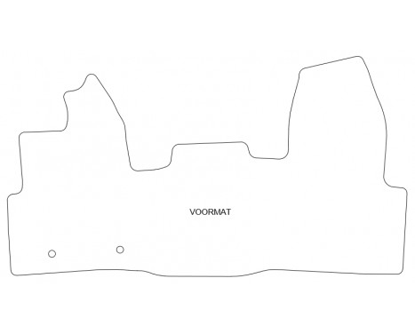 bilmattaisk Ford Transit 2013- Anpassad förmatta 1-delad, bild 2
