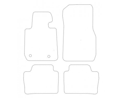 Bilmattor för BMW 3-serie F30 2012- 4 delar, bild 2